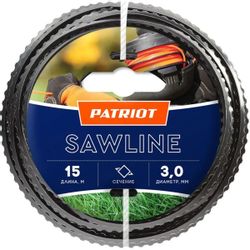 Изображение товара Леска для садовых триммеров Patriot Sawline D,  3мм, 15м [805403311]