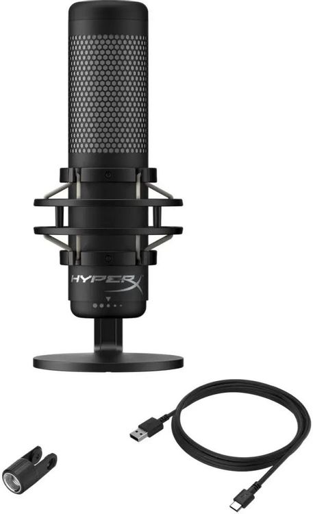 HYPERX QUADCAST S マイク HMIQ1S-XX-RG/G Отзывы на Микрофон HYPERX QuadCast S, черный [hmiq1s-xx-rg/g] в
