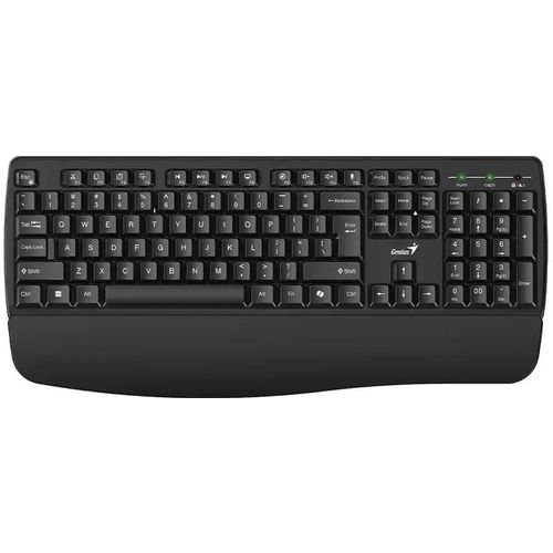 Клавиатура Genius KB-7123, беспроводная, USB, Радиоканал, мембранная, черный [31320007402]