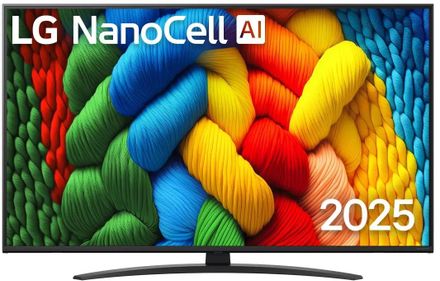 50" Телевизор LG 50NANO81A6A.ARUG NanoCell, 4K Ultra HD, СМАРТ ТВ, WebOS, черный