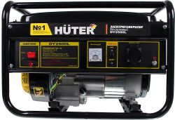 Бензиновый генератор Huter DY2500L, 220 В, 2.2кВт