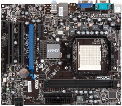 Характеристики Материнская плата MSI K9N6PGM2-V2, SocketAM2+, nVidia ...