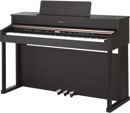 Цифровое фортепиано TESLER STZ-8870 RW, коричневый