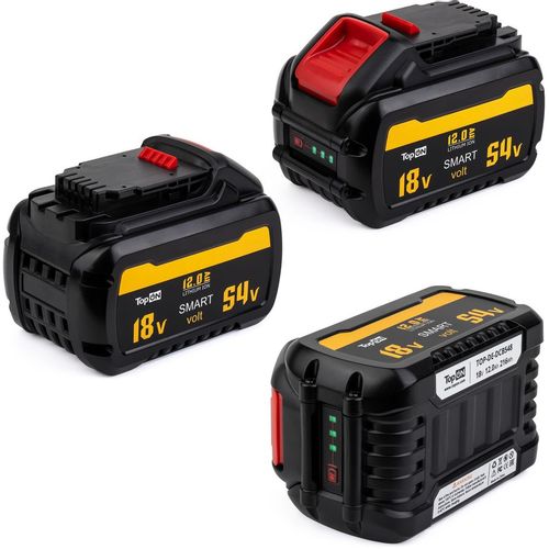 Батарея аккумуляторная для DeWalt TopON TOP-DE-DCB548, 18В, 12Ач, Li-Ion [103135]