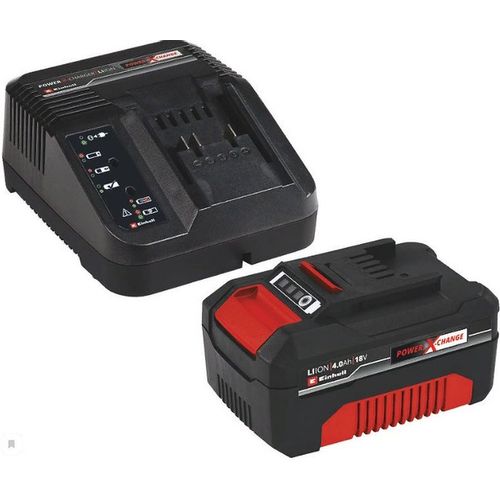 Батарея аккумуляторная EINHELL 18V Starter-Kit Power-X-Change, 18В, 4Ач, Li-Ion, ЗУ в комплекте [4512042] EINHELL