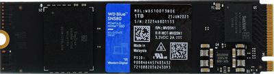SSD накопитель WD Blue SN580 WDS100T3B0E 1ТБ, M.2 2280, PCIe 4.0 x4,  NVMe,  M.2