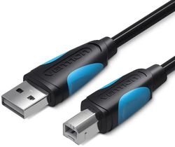 Изображение товара Кабель USB2.0 VENTION VAS-A16-B300, USB 2.0 A(m) - USB B(m), круглое, 3м Изображение товара Кабель USB2.0 VENTION VAS-A16-B300, USB 2.0 A(m) - USB B(m), круглое, 3м