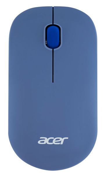 Мышь Acer OMR200, оптическая, беспроводная, USB, синий [zl.mceee.01z]