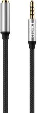 Изображение товара Кабель PERO MC-03 Jack 3.5 (m) - Jack 3.5 (f) 2м в оплетке черный