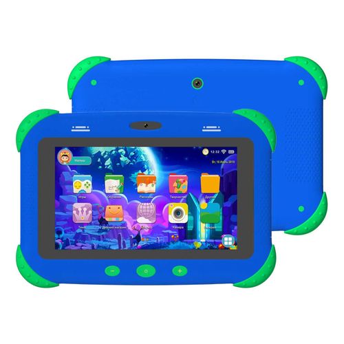 7" Детский планшет Digma CITI Kids 2/32 GB MT8321 3G, 1024 x 600, Android 9.0, синий [cs7216mg]