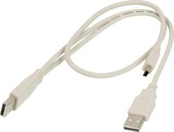 Изображение товара Кабель USB NingBo USB 2.0 A-mini B 0,3 м Изображение товара Кабель USB NingBo USB 2.0 A-mini B 0,3 м