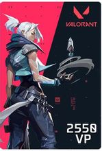 Изображение товара Пополнение игровой валюты RIOT GAMES Valorant 2550 VP карта активации онлайн