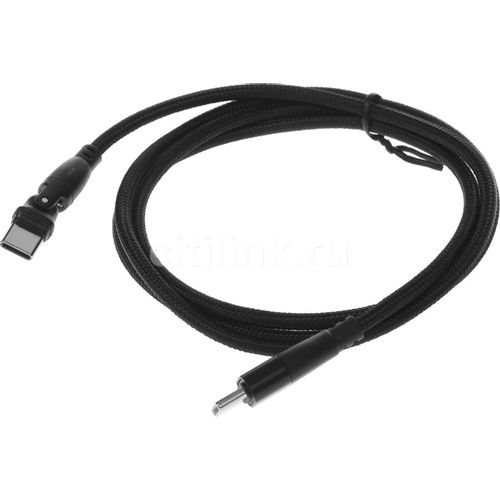 Кабель PERO DC-13, USB Type-C (m) - USB Type-C (m), 1м, черный [prdc-13cc1m]