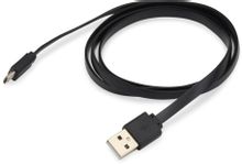Изображение товара Кабель Buro micro USB (m) -  USB (m),  1м,  плоский,  2A,  черный [bhp microusb 1m flat]
