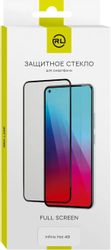 Защитное стекло для экрана Redline для Infinix Hot 40i, с аппликатором для разглаживания