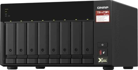 Сетевое хранилище NAS Qnap TS-873A-8G, 8-bay, настольный, Ryzen, V1500B