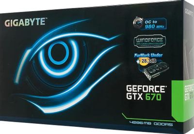 Gigabyte NVIDIA GeForce GTX 670 4 GDDR5 OC Ret gv n670oc 4gd 727452