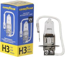 Лампа автомобильная галогенная Goodyear Н3 12V 55W PK22s