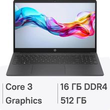 Изображение товара Ноутбук HP 15-fd1041ci с IPS экраном и Intel Core 3
