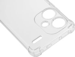 Чехол (клип-кейс) BORASCO Bumper Case, для Xiaomi Redmi Note 13 Pro +, противоударный, прозрачный