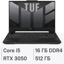 Изображение товара Игровой ноутбук ASUS TUF Gaming F15 FX507ZC4-HN143 15.6 IPS 16ГБ 512ГБ RTX 3050