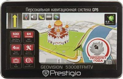 Навигатор Prestigio 5300BTFMTV – купить в Ситилинк | 708661