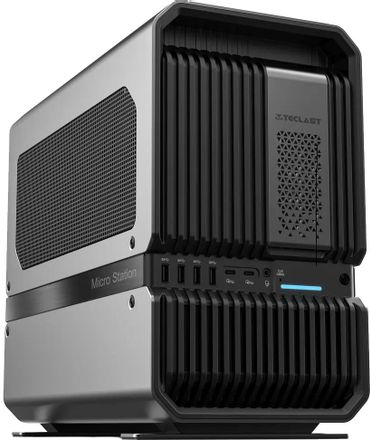 Рабочая станция TECLAST G04 Intel Core Ultra 9 275HX, DDR5 64ГБ, 1ТБ SSD, Intel X2 Arc Pro B60 - 48 ГБ, Linux Ubuntu, черный и серебристый