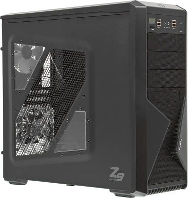 Корпус ATX Zalman Z9 Plus, Midi-Tower, без БП, черный – купить в