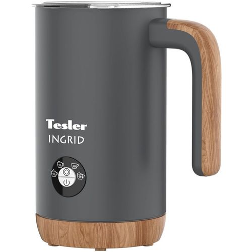 Вспениватель молока TESLER MF-240, стационарный, 240мл, темно-серый