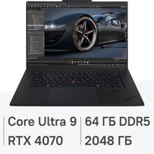 Изображение товара Игровой ноутбук Lenovo ThinkPad P1 G7 16 OLED 64ГБ 2ТБ RTX 4070 Windows 11