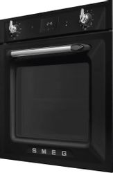 Духовой шкаф электрический SMEG Victoria SOP6900TN, 68л, черный/нержавеющая сталь
