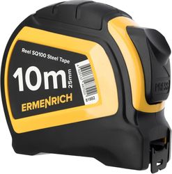 Рулетка ERMENRICH SQ100, 10м x25мм