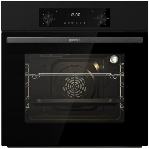 Духовой шкаф электрический Gorenje BO635E1B, 61л, дверца с 2 стеклами, черный