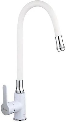 Смеситель для кухни (мойки) FRAP H41 хром/белый [F4041] – купить в ...