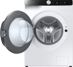 Стиральная машина Samsung WW80AG6L28WELP, 8кг, с паром, инверторная, с английской панелью управления