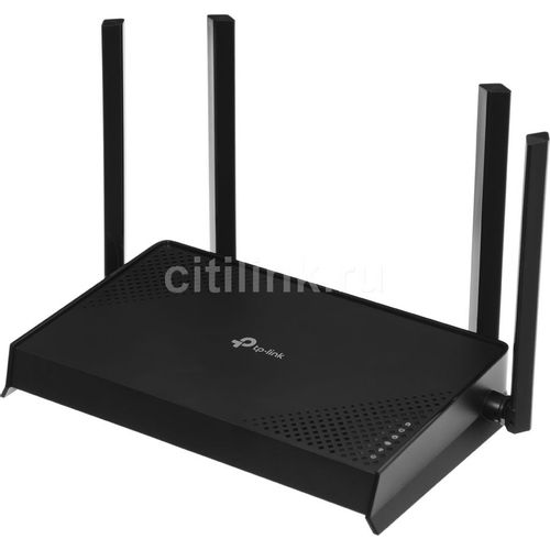 Wi-Fi роутер TP-LINK Archer BE220, Wi-Fi 7, BE3600, 2.4/5ГГц, 4 LAN, черный