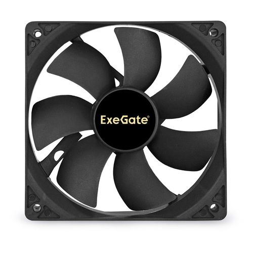 Вентилятор EXEGATE EX283392RUS 120мм, 4-pin, 1500об/мин, 24 дБ, черный, Bulk