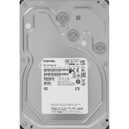 Жесткий диск Toshiba Enterprise Capacity MG10SDA800E, 8ТБ, HDD, SAS 3.0, 3.5"