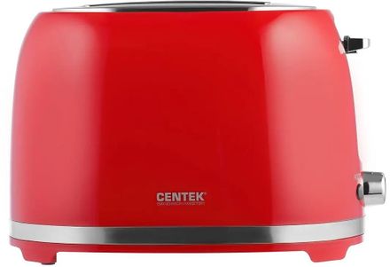 Тостер CENTEK CT-1432,  красный/стальной [ct-1432 red]