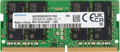 Оперативная память Samsung M471A4G43AB1-CWE DDR4 - 1x 32ГБ 3200МГц