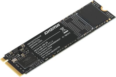 SSD накопитель Digma Mega M2 DGSM3256GM23T 256ГБ, M.2 2280, PCIe 3.0 x4,  NVMe,  M.2,  rtl