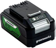 Батарея аккумуляторная GREENWORKS G24B4, 24В, 4Ач, Li-Ion