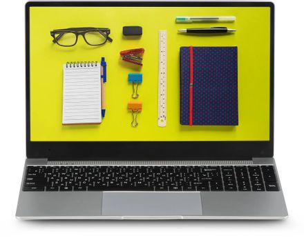 Ноутбук AZERTY Story RB-1550, 15.6", IPS, Intel Celeron N5095 2ГГц, 4-ядерный, 16ГБ DDR4, 512ГБ SSD,  Intel UHD Graphics, Windows 11 Pro,  серебристый [120-1147]