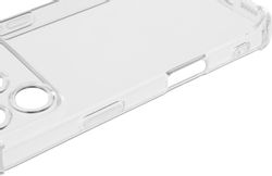 Чехол (клип-кейс) BORASCO Bumper Case, для Apple iPhone 17 Pro, противоударный, прозрачный