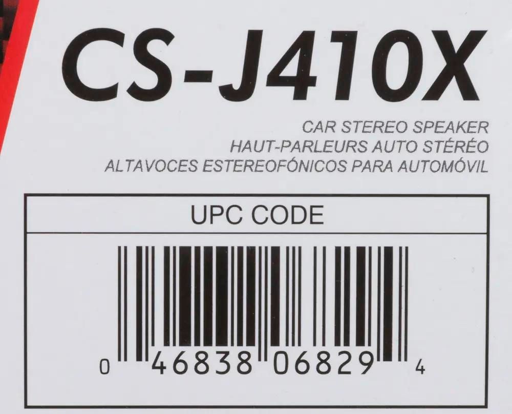 Колонки автомобильные Jvc CS-J410X, 10 см (4 дюйм.), комплект 2 шт. –  купить в Ситилинк