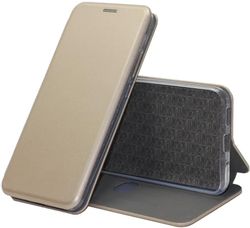 Чехол (флип-кейс) PERO WM-0500-GD, для Xiaomi Redmi 13C, золотистый