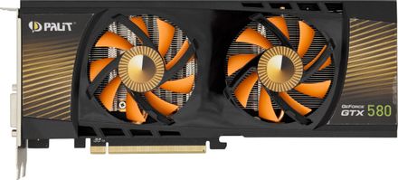 Palit NVIDIA  GeForce GTX 580 3ГБ GDDR5, Ret [ne5x580010fb-110xf]