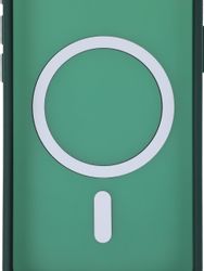 Чехол (клип-кейс) ZIBELINO Matte Shield, для Apple iPhone 16e, противоударный, темно-зеленый
