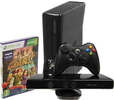 Игровая консоль Microsoft Xbox 360 +игра: Kinect Adventures +память ...