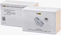 Сетевой фильтр на евровилку TopON TOP-SL-822E-2A, белый